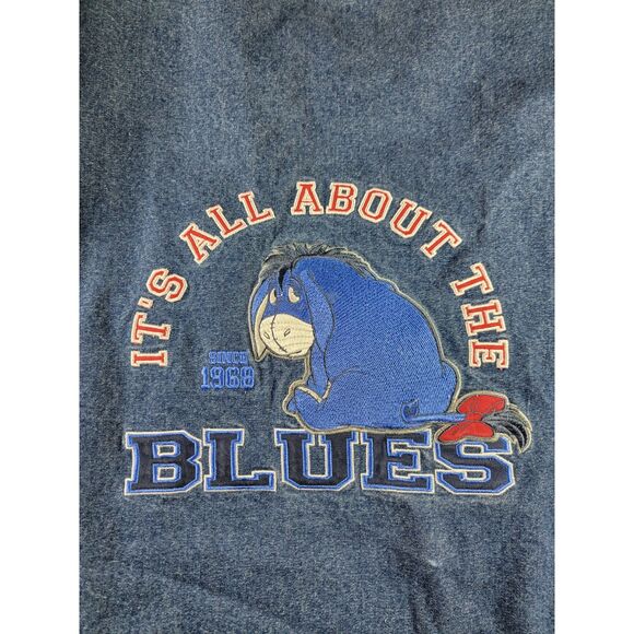 Disney Exclusive Eeyore Jean Varsity Jacket - Large - Picture 8 of 12